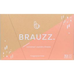 BRAUZZ Laundry Sheets - Scent Free - 32 Pcs