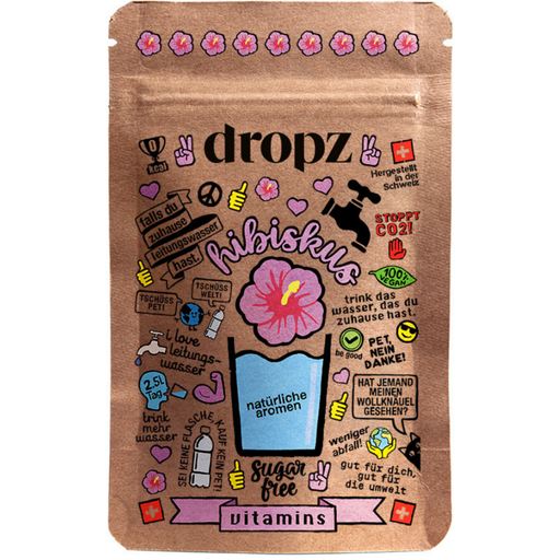 Dropz Microdrink Vitamins - Hibiscus - 20 pièces
