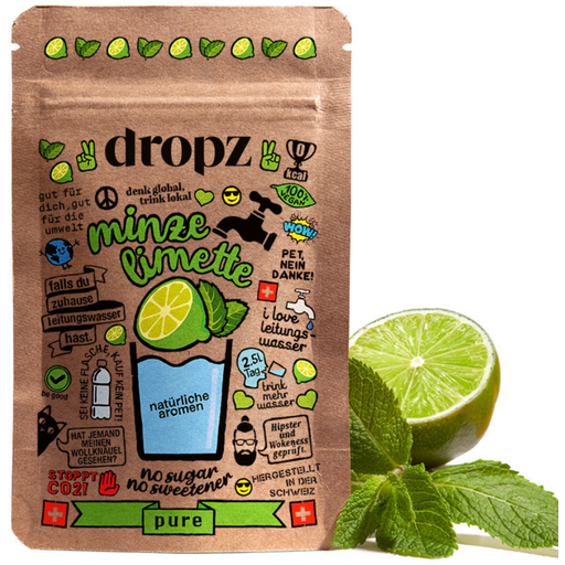 Dropz Pure Mint Lime Microdrink - 20 Pcs