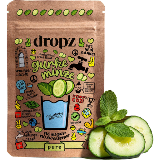 Dropz Microdrink Pure - Menta e Cetriolo