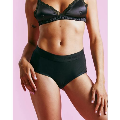 The Female Company Period Underwear - Hipster Basic Black Extra Strong -  42things