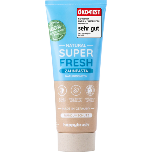 happybrush SuperFresh Toothpaste - Natural cosmetics
