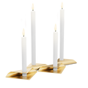 höfats SQUARE CANDLE, Gold - 1 Pc
