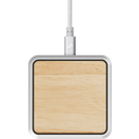 Joy Resolve Wireless Charger - Rubber wood - white