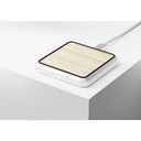 Joy Resolve Wireless Charger - Rubber wood - white
