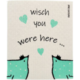 "Berta Hen - Wish you were here" Sponge Cloth 