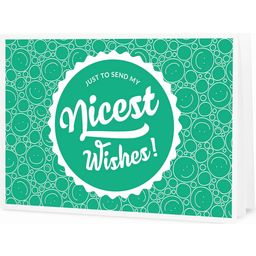 Nicest Wishes! - Chèque-Cadeau à Imprimer