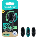 happybrush Eco Change Replacement Heads - 3 Pcs